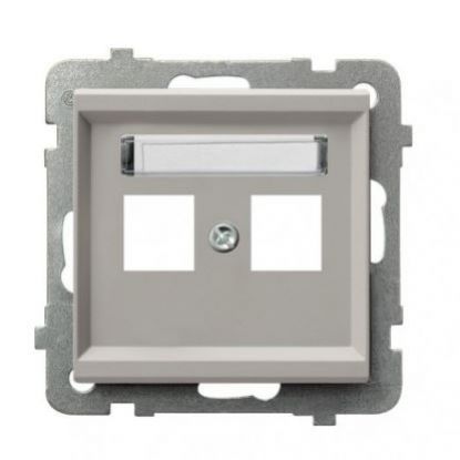 SONATA Obudowa gniazda podwójnego typu Keystone kolor kaszmir OSPEL - przechwytywanie[213].jpg